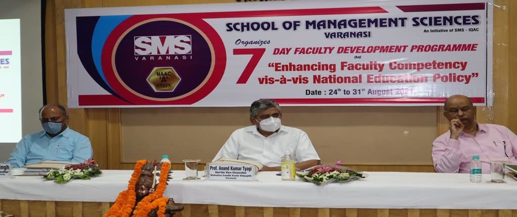 7-Day Faculty Development Programme(2021) at SMS,Varanasi