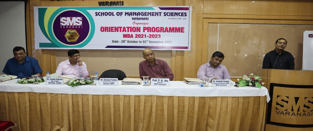 MBA Orientation Programme Commences at SMS, Varanasi