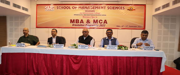 MBA & MCA Orientation Programme – 2022 @ SMS Varanasi