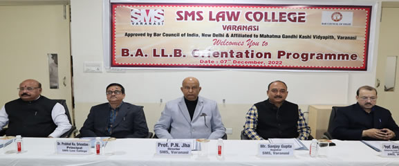SMS Law College organized B.A LL.B Orientation Programme
