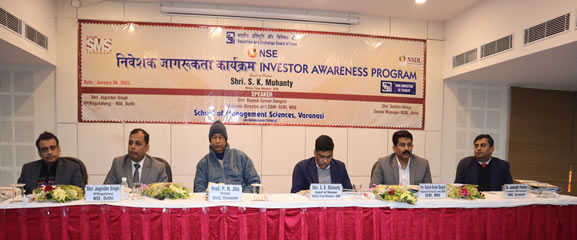 An Investor Awareness Program was organized at SMS, Varanasi