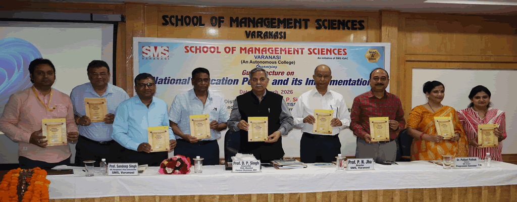 Special Guest Lecture on National Education Policy  Held at SMS Varanasi